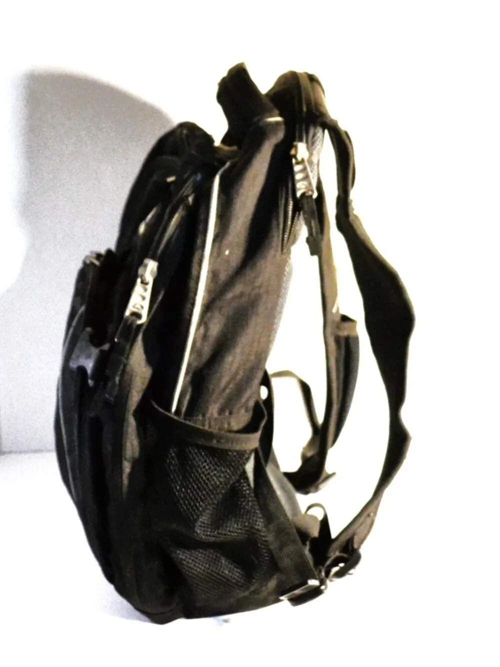 High Sierra Swerve Backpack Black Suspendion Strap System Travel Camping School